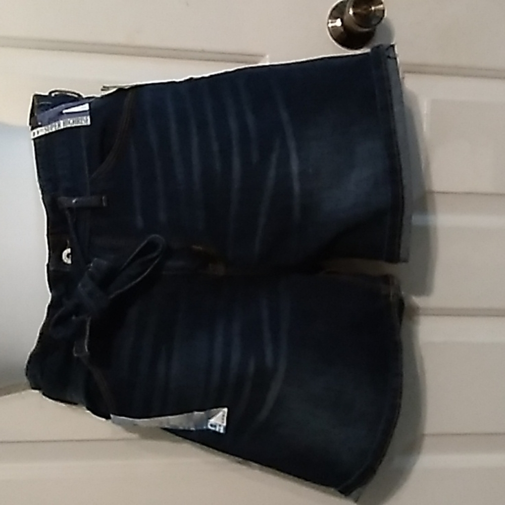 CURVY S.o.n.g high rise jean shorts